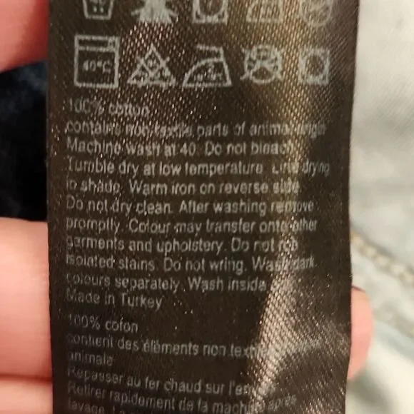 Dark wash high waist All saints "paula" jean shorts size 28! - Picture 9 of 15